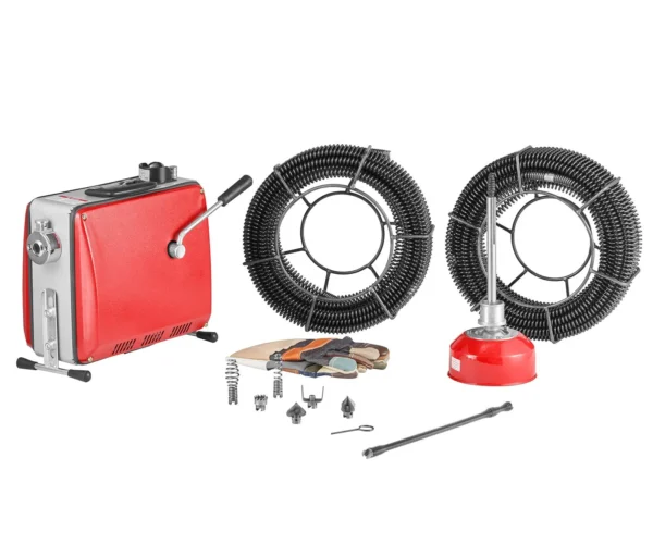 Csőtisztító Gép, 500W, 1400RPM – 45,4m