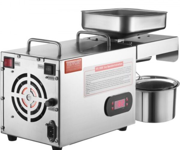 Elektromos Olajprésgép Rozsdamentes Acél 850 W 0-300 °C