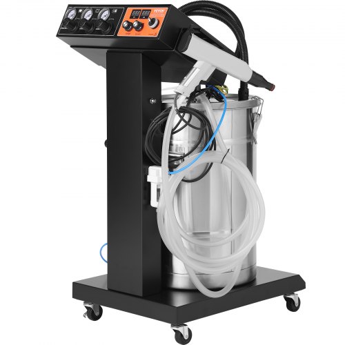 Elektrosztatikus Porbevonó Rendszer Szórópisztollyal 50 l 40 W 100 kV 450 g/perc