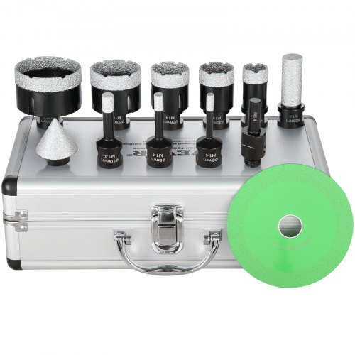 Gyémánt Lyukfűrész Készlet Ujjmaróval Tárolóval 6-65 mm - Image 2