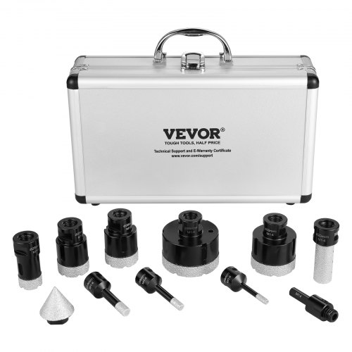 Gyémánt Lyukfűrész Készlet Ujjmaróval Tárolóval 6-65 mm - Image 3