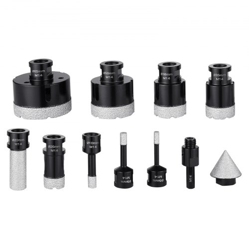 Gyémánt Lyukfűrész Készlet Ujjmaróval Tárolóval 6-65 mm - Image 4