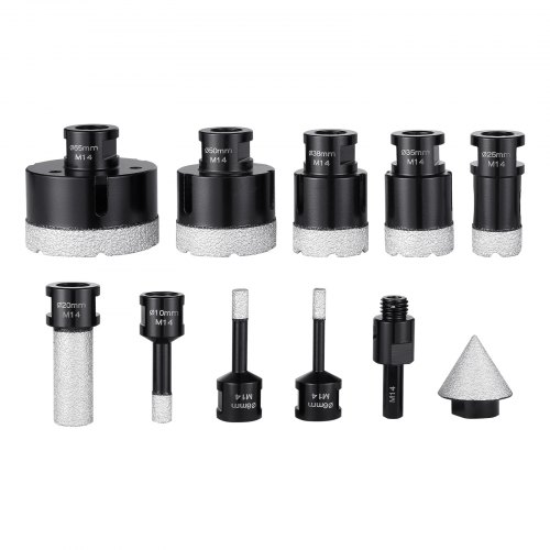 Gyémánt Lyukfűrész Készlet Ujjmaróval Tárolóval 6-65 mm - Image 5