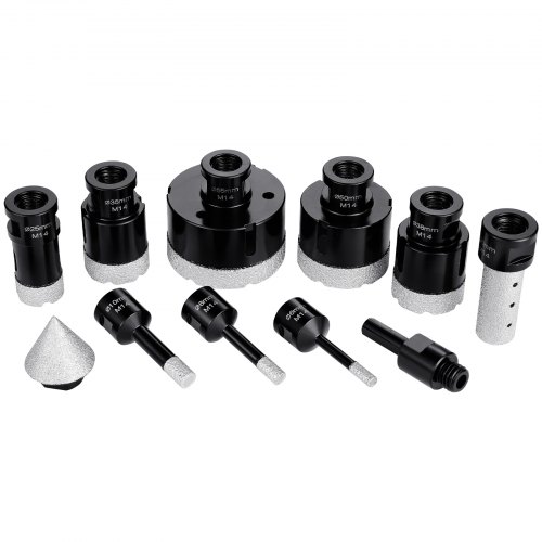 Gyémánt Lyukfűrész Készlet Ujjmaróval Tárolóval 6-65 mm