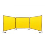 Hegesztőernyő Hármas Paneles Forgókerék Sárga 1