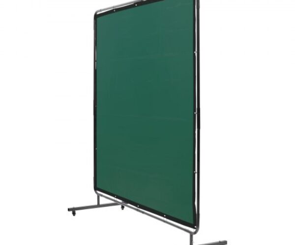 Hegesztőernyő Keret Forgó Kerekekkel Zöld 150×150 mm