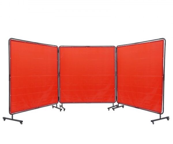 Hegesztőernyő Keret Piros 1,83m x 1,83m