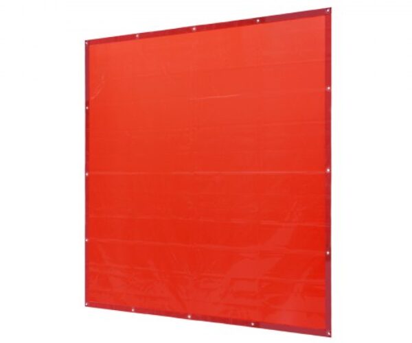 Hegesztőfüggöny Piros Lángálló UV6 1.83×1.83m