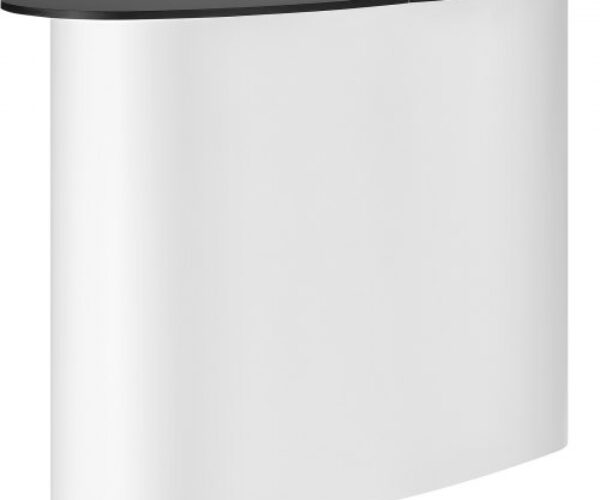 Hordozható Vásári Pódiumasztal Tárolóállvánnyal 1300x465x950 mm