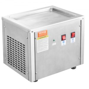 Jégkrémtekercs Hengerlő Gép Serpenyővel 279x241 mm