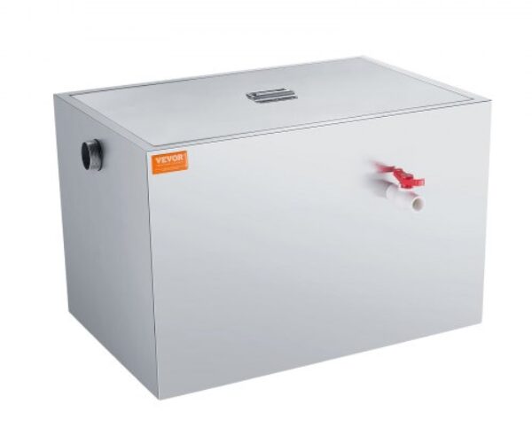 Kereskedelmi Oldalsó Zsírfogó Rozsdamentes Acél 151 l 0,63 m³/h