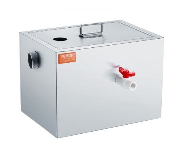 Kereskedelmi Rozsdamentes Acél Zsírfogó 3,6 kg 10 l/perc