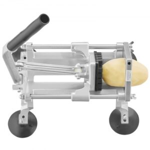 Kereskedelmi Rozsdamentes Zöldségszeletelő Csúszásmentes Lábakkal 6-12-13 mm