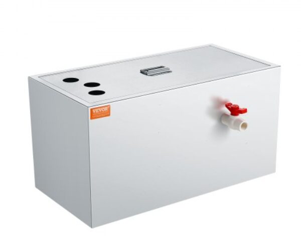 Kereskedelmi Rozsdamentes Zsírfogó Felső Bemenet 9,5 l/perc