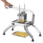 Kereskedelmi Zöldségszeletelő Rozsdamentes Acél Csúszásmentes Lábbal 9