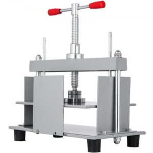 Kézi Papírprésgép Acélvázzal 254x218 mm 100 mm Vastag