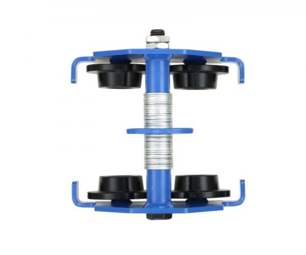 Kézi Tológerendás Kocsi Kettős Kerékkel 500 kg 63,5-139,7 mm