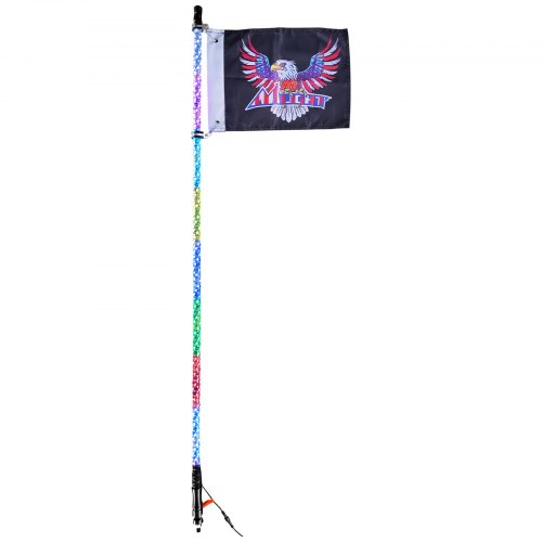 LED Ostorfény Spirális Antennalámpa Távirányító ATV UTV RZR 1,22m - Image 5