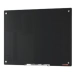 Mágneses Üveg Tábla Keret Nélkül Jelölőtálcával 914x610 mm
