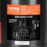 Medenceszivattyú Motor 1HP 230V 9.8A 3450RPM 90μF