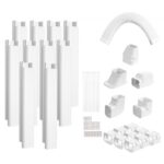 Mini Split Csőburkolat PVC Fehér 76