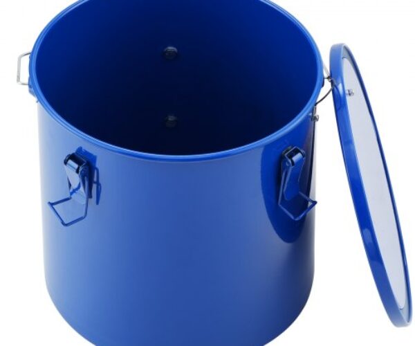 Olajsütő Olajvödör Szűrőzsákkal Rozsdamentes Kék 22,7 l