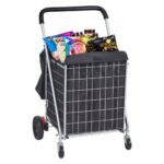 Összecsukható Bevásárlókosár Guruló Kerekekkel 90 kg