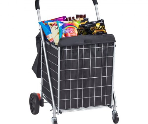 Összecsukható Bevásárlókosár Guruló Kerekekkel 90 kg