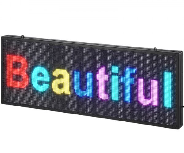 Programozható LED Görgető Kijelző P10 0,99×0,35 m