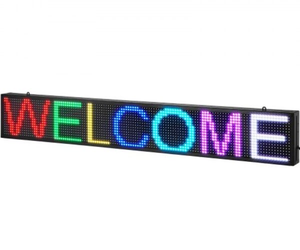 Programozható LED Görgető Kijelző P10 1,31×0,19 m