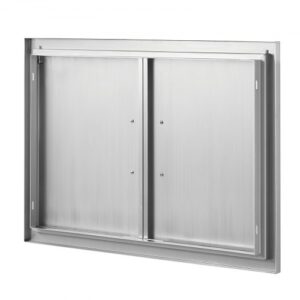 Rozsdamentes Acél BBQ Konyhaajtó 774x533 mm