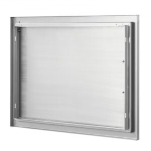 Rozsdamentes Acél BBQ Konyhaajtó Fogantyúval 685x508 mm