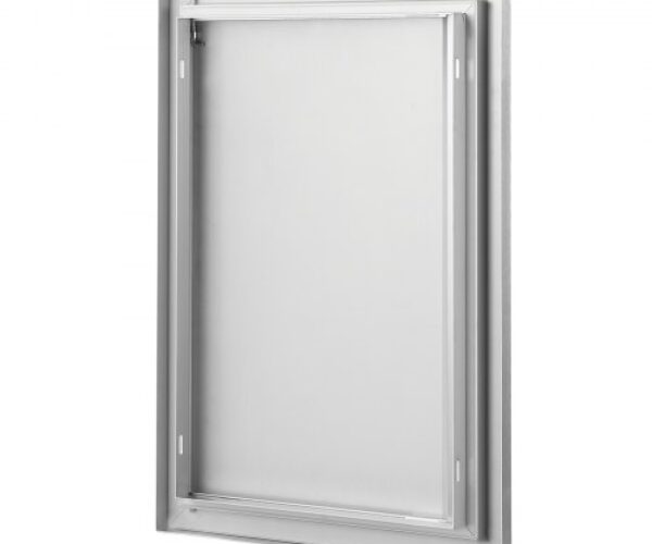 Rozsdamentes Acél BBQ Konyhaajtó Süllyesztett Fogantyúval 432×610 mm