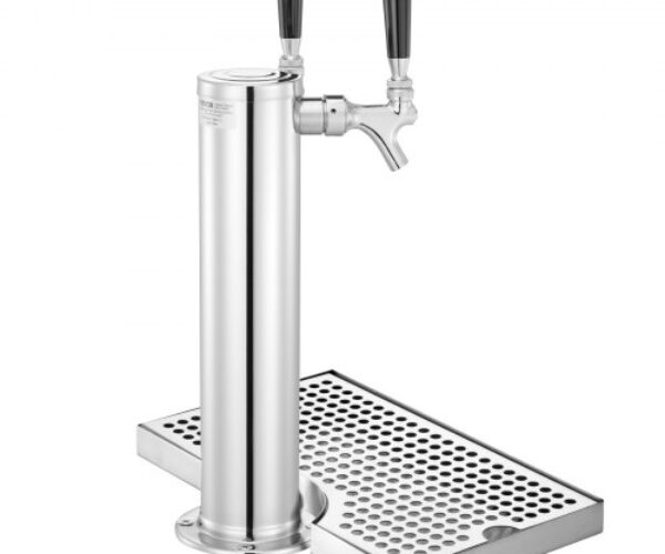 Rozsdamentes Acél Kétcsapos Sörtorony W21.8 szabályozóval