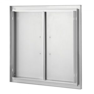 Rozsdamentes Acél Konyhaajtó BBQ Island 660x609 mm