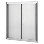 Rozsdamentes Acél Konyhaajtó Dupla 790x790 mm