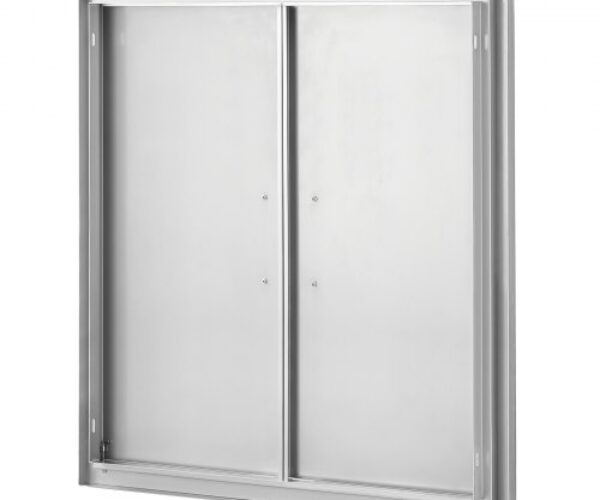 Rozsdamentes Acél Konyhaajtó Dupla 790×790 mm