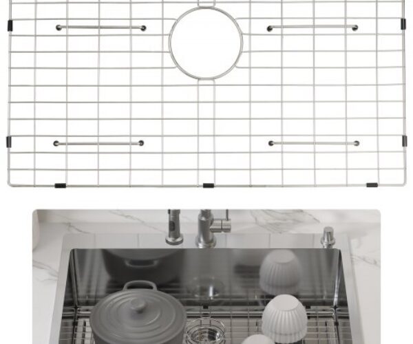 Rozsdamentes Acél Mosogatóvédő Rács 700×340 mm