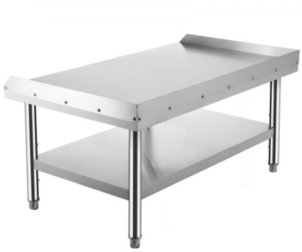 Rozsdamentes Grillállvány Állítható Polccal 1220x760x610 mm