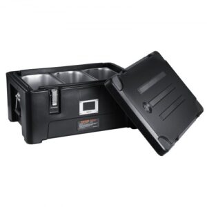 Szigetelt Ételdoboz Rozsdamentes Serpenyővel Fekete 34