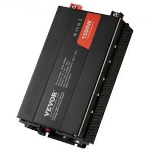 Teljesítményinverter Szinuszhullám 1500 W 12 V 230 V CE FCC