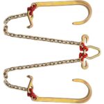 V-Kantáros Szállítólánc Horgokkal és Kampókkal 8 mm x 0