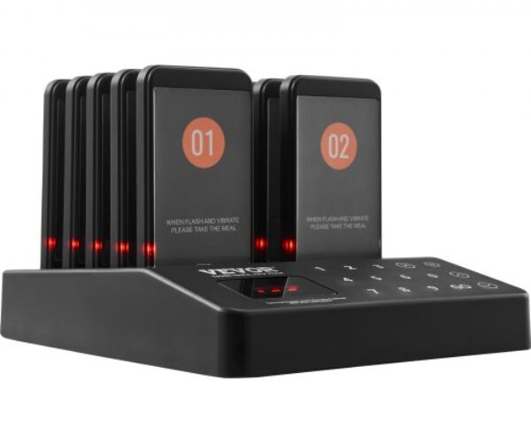 Vezeték Nélküli Éttermi Személyhívó Rendszer 10 db