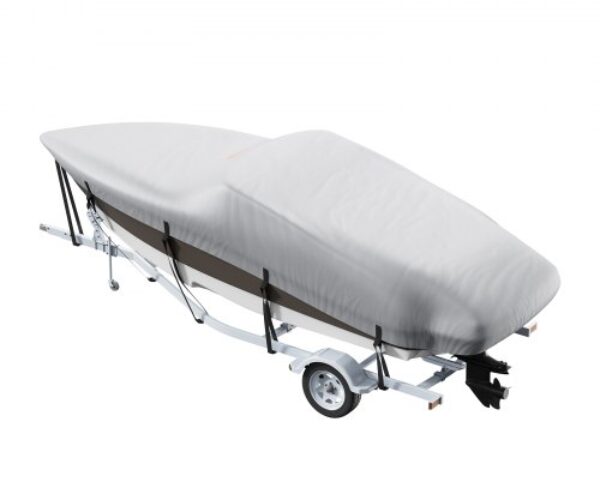 Vízálló Csónakhuzat Motorfedéllel Szürke 4,26-4,8 m