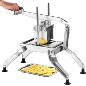 Zöldségszeletelő Rozsdamentes Alumínium Csúszásmentes Lábakkal 6-12 mm