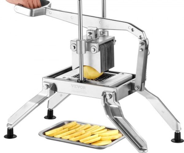 Zöldségszeletelő Rozsdamentes Alumínium Csúszásmentes Lábakkal 6-12 mm