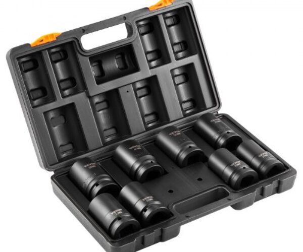 6 Pontú Racsnis Bit Aljzatkészlet 25,4 mm