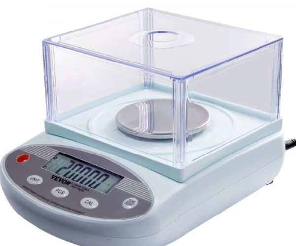 Analitikai Laboratóriumi Mérleg Szélvédővel LCD 500 g × 0,001 g