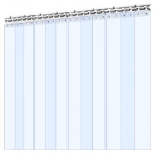 Átlátszó PVC Hűtő-Fagyasztó Ajtófüggöny 1219 × 2134 mm