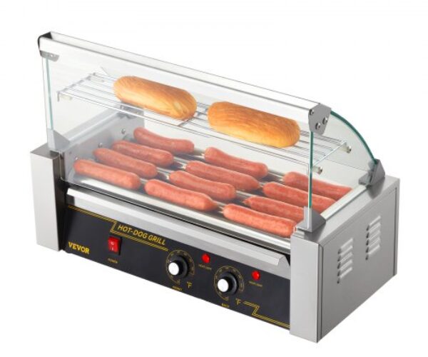 Elektromos 12 Szálas Hot Dog Grill 1000 W